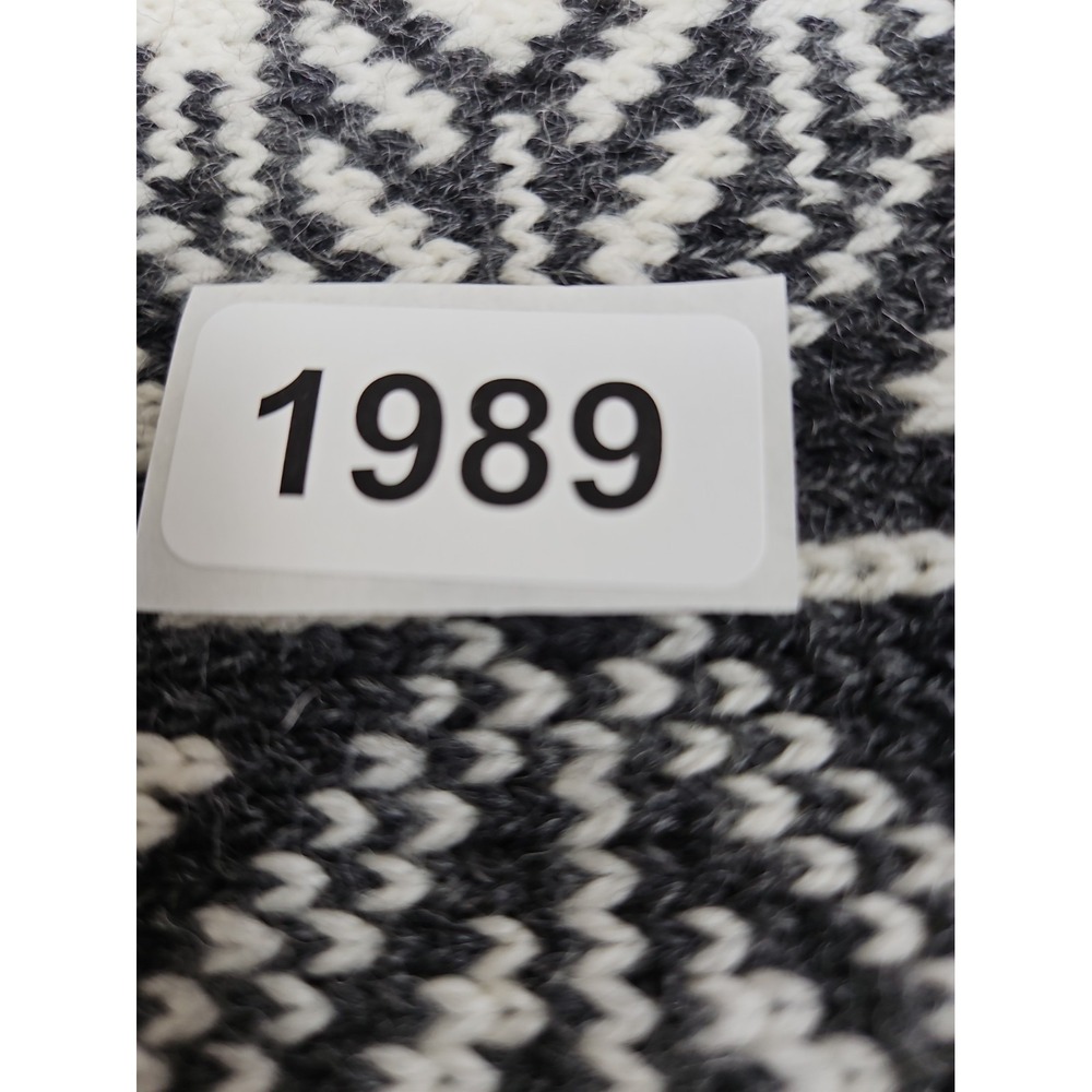 Gjestal exclusive Norwegian Wool Cardigan Sweater Pewter Hook & Eye Closures Xl - Picture 11 of 11